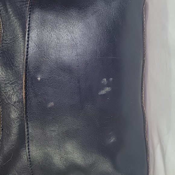 Patricia Nash Navy Blue Leather Crossbody Shoulder Bag - Picture 5 of 16